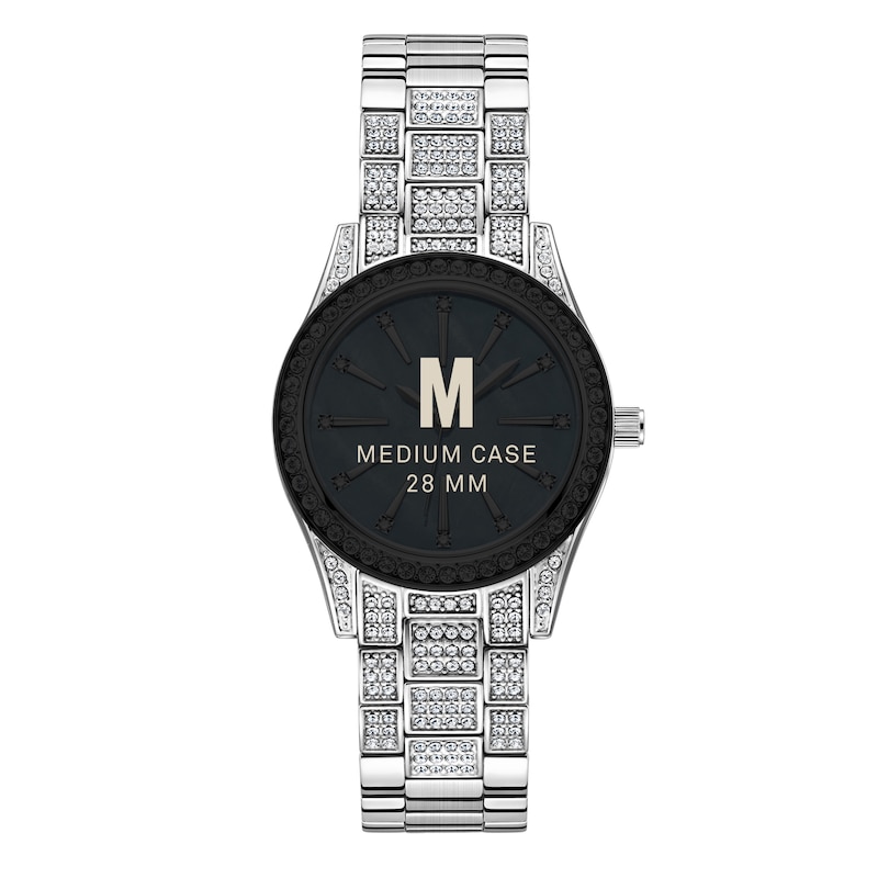 Main Image 4 of Ladies' JBW Cristal Spectra Diamond and Crystal Accent Watch with Blue Mother-of-Pearl Dial (Model: J6392B)