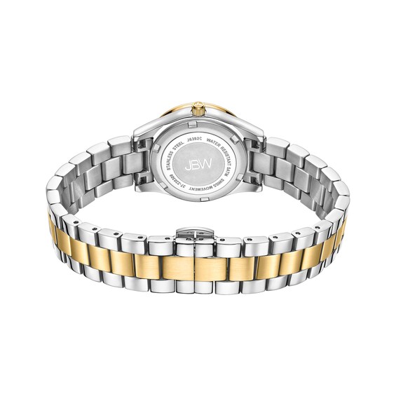 Ladies' JBW Cristal Spectra Diamond and Crystal Accent Two-Tone 18K Gold Plate Watch (Model: J6392C)