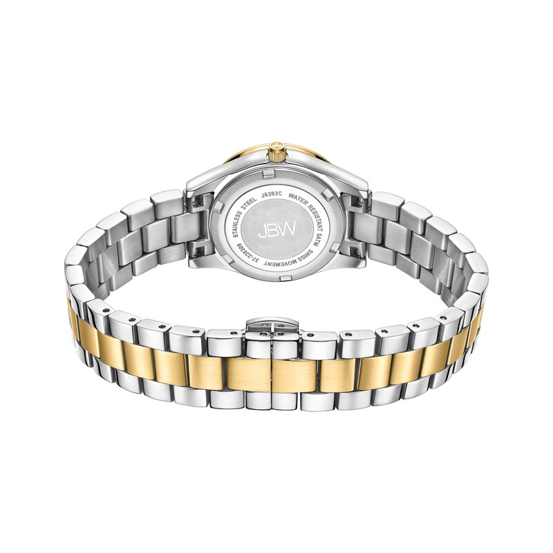 Main Image 3 of Ladies' JBW Cristal Spectra Diamond and Crystal Accent Two-Tone 18K Gold Plate Watch (Model: J6392C)