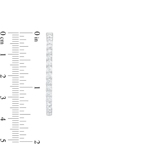 6 CT. T.w. Certified Lab-Grown Diamond Inside-Out Hoop Earrings in 14K White Gold (F/Si2)