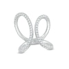 Thumbnail Image 1 of 3/4 CT. T.W. Certified Lab-Created Diamond Open Shank Loop Ring in 14K White Gold (F/SI2)