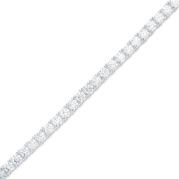 10 CT. T.W. Certified Lab-Created Diamond Tennis Bracelet in 14K White Gold (F/SI2) - 7.25&quot;