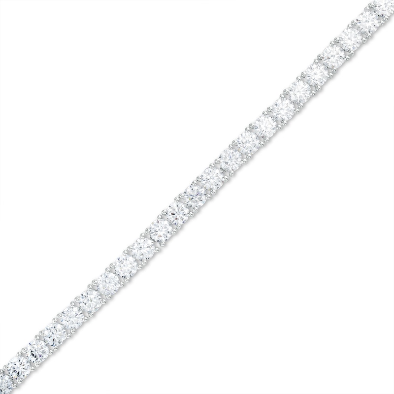 Main Image 1 of 10 CT. T.W. Certified Lab-Grown Diamond Tennis Bracelet in 14K White Gold (F/SI2) - 7.25"