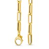 Thumbnail Image 3 of 5.0mm Paper Clip Chain Necklace in Hollow 10K Gold - 18&quot;
