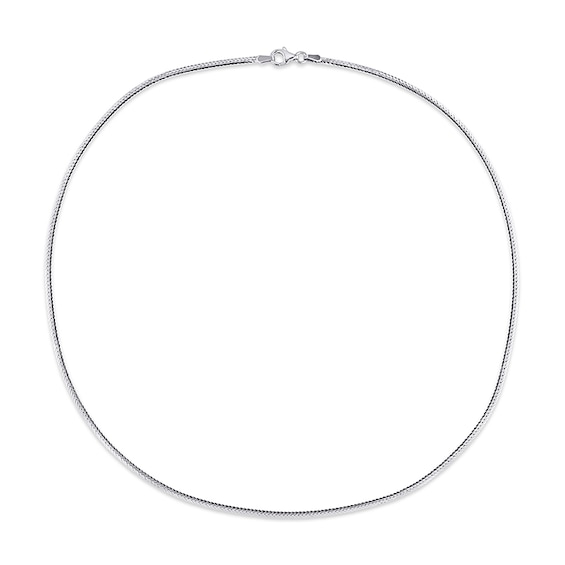 2.0mm Herringbone Chain Necklace in Sterling Silver