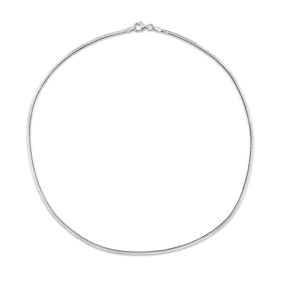 2.0mm Herringbone Chain Necklace in Sterling Silver - 16"
