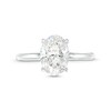 Thumbnail Image 4 of TRUE Lab-Grown Diamonds by Vera Wang Love 2 CT. T.W. Oval Hidden Halo Engagement Ring in 14K White Gold (F/VS2)