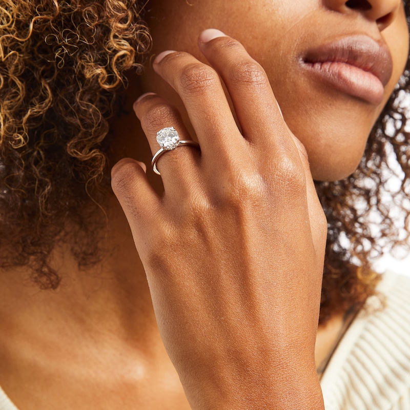 Main Image 2 of TRUE Lab-Grown Diamonds by Vera Wang Love 2 CT. T.W. Solitaire Engagement Ring in 14K White Gold (F/VS2)