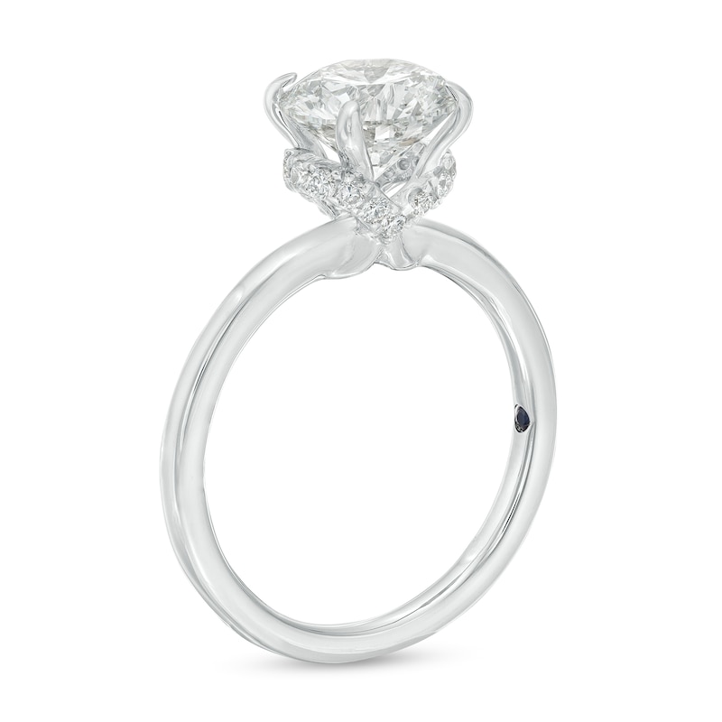 Main Image 3 of TRUE Lab-Grown Diamonds by Vera Wang Love 2 CT. T.W. Solitaire Engagement Ring in 14K White Gold (F/VS2)