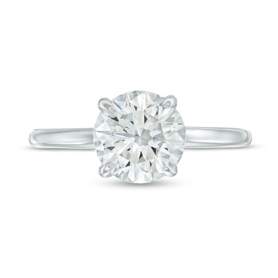True Lab-Grown Diamonds by Vera Wang Love 2 CT. T.w. Solitaire Engagement Ring in 14K White Gold (F/Vs2)