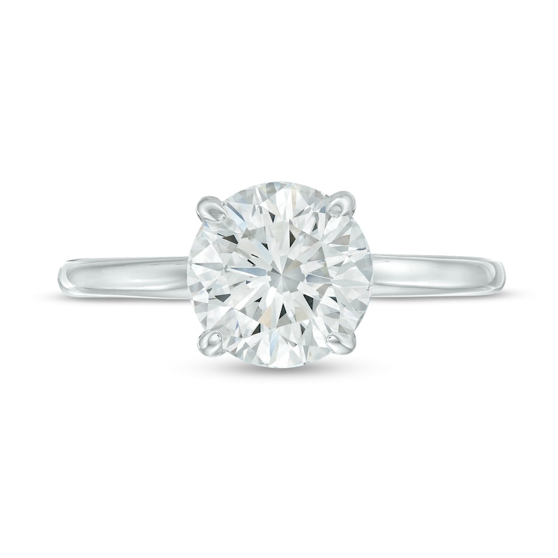 TRUE Lab-Created Diamonds by Vera Wang Love 2 CT. T.W. Solitaire Engagement Ring in 14K White Gold (F/VS2)