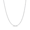 Thumbnail Image 1 of 1.5mm Bead Chain Necklace in Sterling Silver - 20"