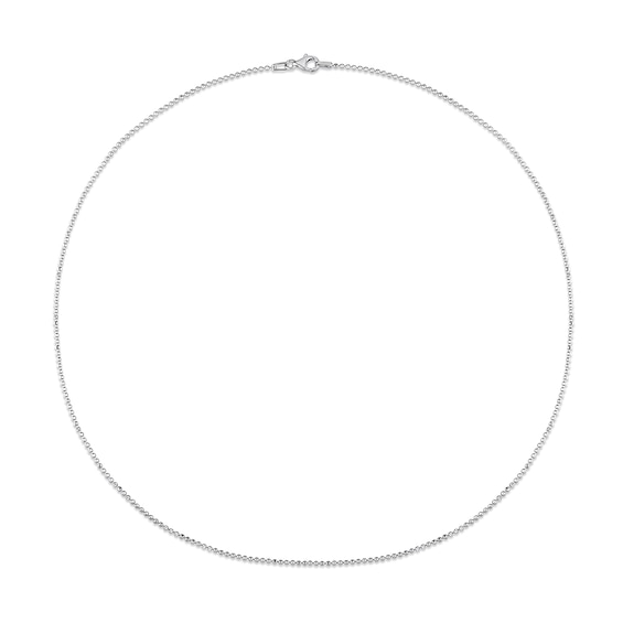 1.5mm Bead Chain Necklace in Sterling Silver - 20"