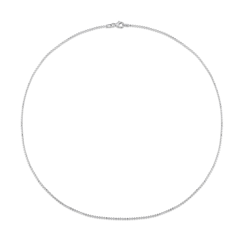 Main Image 3 of 1.5mm Bead Chain Necklace in Sterling Silver - 20"