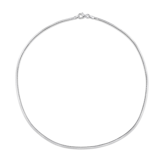 2.0mm Herringbone Chain Necklace in Sterling Silver - 16"