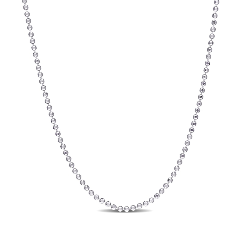 Main Image 1 of 1.5mm Bead Chain Necklace in Sterling Silver