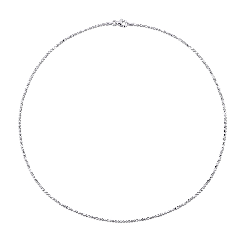 Main Image 3 of 1.5mm Bead Chain Necklace in Sterling Silver