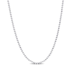 1.5mm Bead Chain Necklace in Sterling Silver - 16"