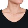 Thumbnail Image 2 of 1.0mm Bead Chain Necklace in Sterling Silver - 16"