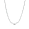 Thumbnail Image 0 of 10 CT. T.W. Certified Lab-Created Diamond Graduated Riviera Necklace in 14K White Gold (F/SI2)