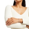 Thumbnail Image 2 of 4 CT. T.W. Certified Lab-Grown Diamond Tennis Bracelet in 14K White Gold (F/SI2) – 7.25"
