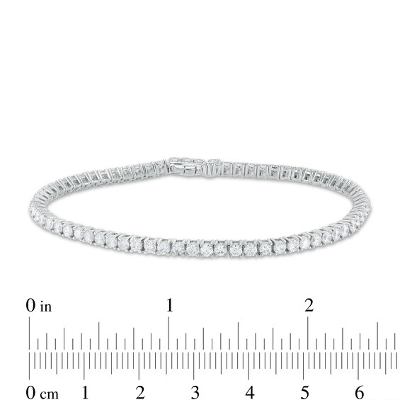 4 CT. T.w. Certified Lab-Grown Diamond Tennis Bracelet in 14K White Gold (F/Si2) â 7.25"