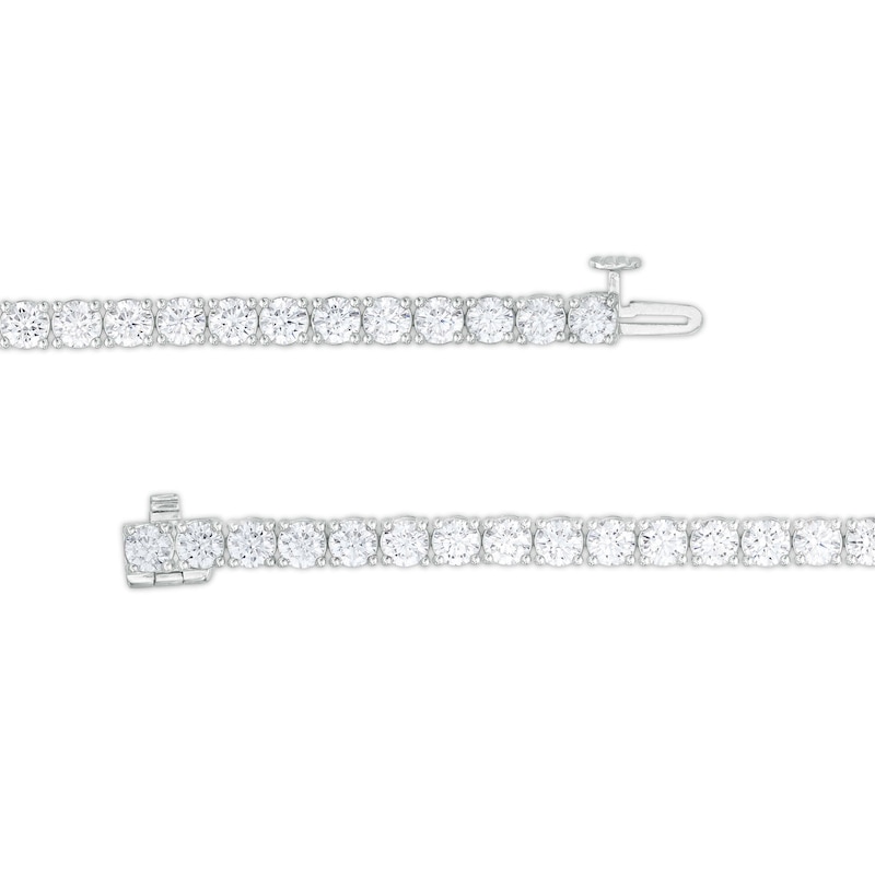 Main Image 3 of 9 CT. T.W. Diamond Tennis Bracelet in 14K White Gold – 7.25"