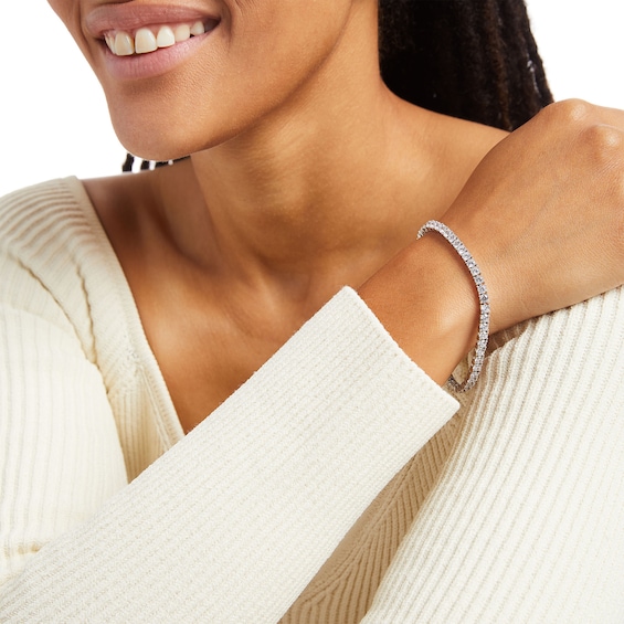 8 CT. T.w. Certified Lab-Grown Diamond Tennis Bracelet in 14K White Gold (F/Si2) â 7.25"