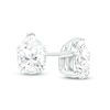 Thumbnail Image 1 of 1 CT. T.W. Certified Pear-Shaped Lab-Grown Diamond Solitaire Stud Earrings in 14K White Gold (F/SI2)