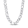 Thumbnail Image 0 of 14.5mm Figaro Chain Necklace in Sterling Silver - 24"