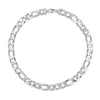 Thumbnail Image 2 of 14.5mm Figaro Chain Necklace in Sterling Silver - 24"