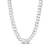 Thumbnail Image 1 of 12.5mm Curb Chain Necklace in Sterling Silver - 24"