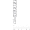 Thumbnail Image 4 of 12.5mm Curb Chain Necklace in Sterling Silver - 24"