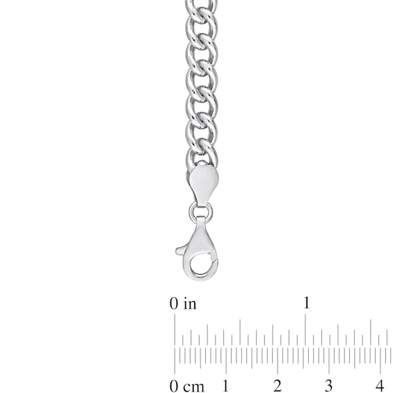 6.5mm Curb Chain Necklace in Sterling Silver - 20"