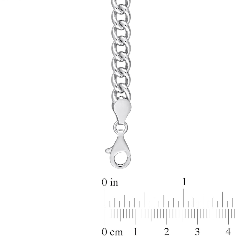 Zales Sterling Silver Curb Chain Necklace