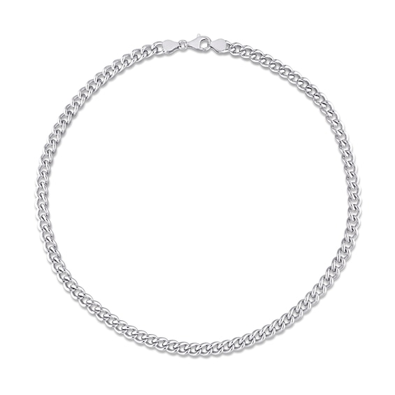 6.5mm Curb Chain Necklace in Sterling Silver