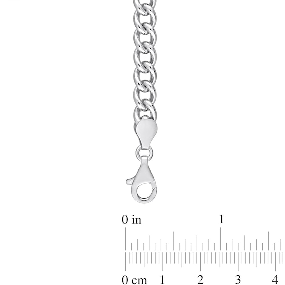 6.5mm Curb Chain Necklace in Sterling Silver