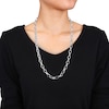 Thumbnail Image 2 of 8.0mm Rolo Chain Necklace in Sterling Silver - 24"