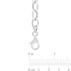Thumbnail Image 4 of 8.0mm Rolo Chain Necklace in Sterling Silver - 24"