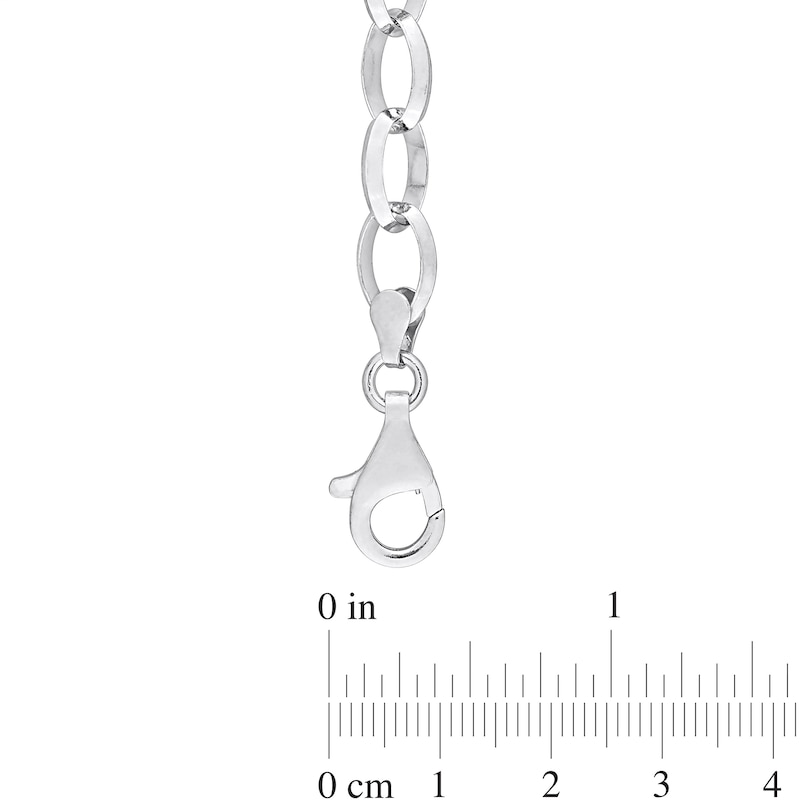 Main Image 4 of 8.0mm Rolo Chain Necklace in Sterling Silver - 24"