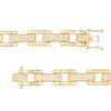 Thumbnail Image 3 of 2 CT. T.W. Diamond Alternating Stagger Link Bracelet in 10K Gold - 8.5"