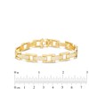 Thumbnail Image 4 of 2 CT. T.W. Diamond Alternating Stagger Link Bracelet in 10K Gold - 8.5"