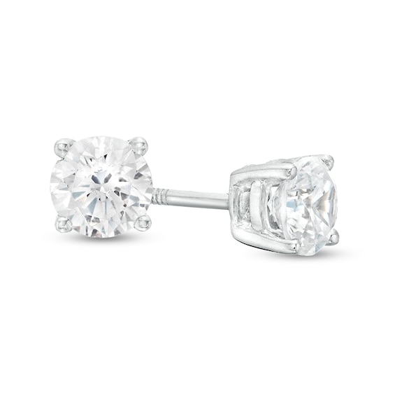 3/4 CT. T.w. Certified Lab-Grown Diamond Solitaire Stud Earrings in 14K White Gold (F/Si2)