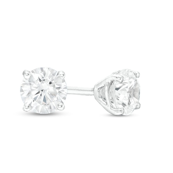 3/4 CT. T.w. Certified Lab-Grown Diamond Solitaire Stud Earrings in 14K White Gold (F/Si2)
