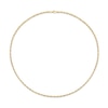 Thumbnail Image 3 of 3.7mm Singapore Chain Necklace in Sterling Silver with Yellow Rhodium - 24"