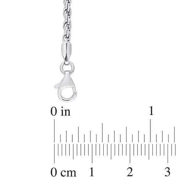 2.2mm Rope Chain Necklace in Sterling Silver - 20"