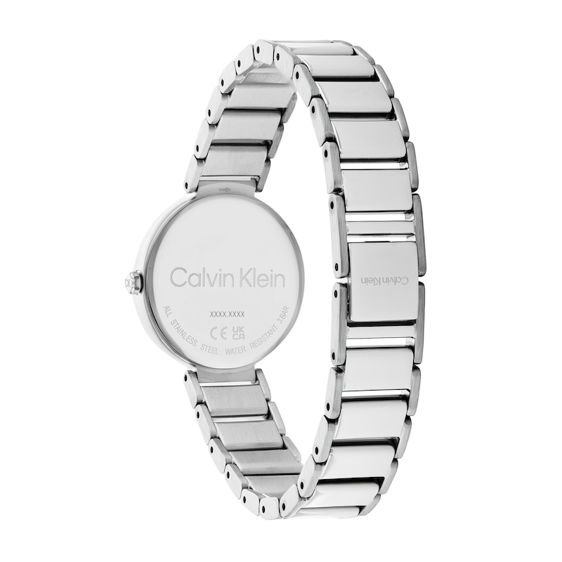 Main Image 3 of Ladies' Calvin Klein Crystal Accent Watch with Pink Dial (Model: 25200138)