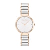 Thumbnail Image 1 of Ladies' Calvin Klein Crystal Accent Two-Tone IP Watch with White Dial (Model: 25200139)