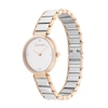 Thumbnail Image 2 of Ladies' Calvin Klein Crystal Accent Two-Tone IP Watch with White Dial (Model: 25200139)