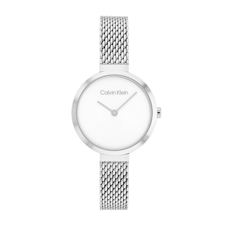 Main Image 1 of Ladies' Calvin Klein Mesh Watch with White Dial (Model: 5200082)